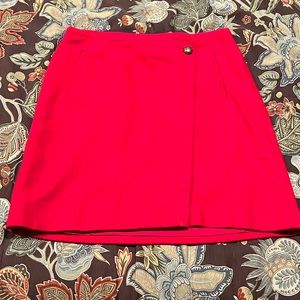 Red Wool Talbot’s skirt